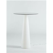 Kavárenský stolek Hopla s kulatou deskou