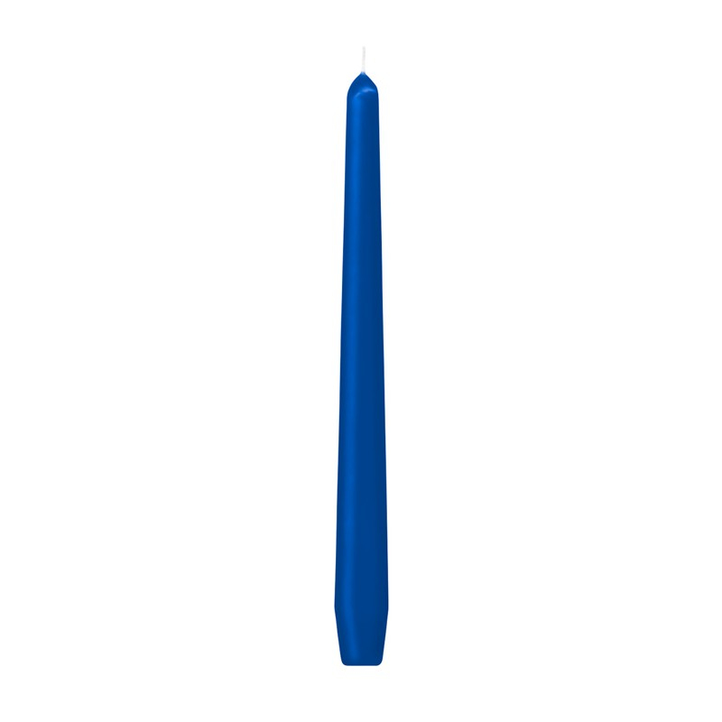 Svíčka kónická 245 mm tmavě modrá