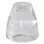 Svícen GLASS 73X68mm 2IN1 CLEAR